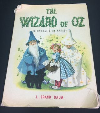 Vintage The Wizard Of Oz By L Frank Baum Illustrated By Maraja