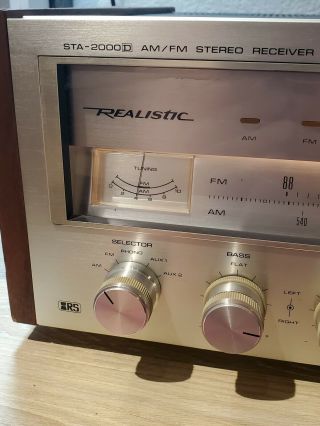 Vintage Realistic STA - 2000D Stereo Receiver Parts 3