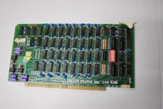Vector Graphics 64k Ram Board S - 100