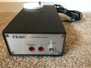 Teac E - 2a E2a Bulk Tape Eraser Vintage Stereo Accessory Worked When Last