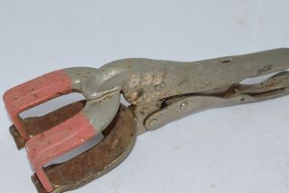 Vintage Petersen Dewitt Mfg.  9r Vise - Grip Locking Welding Clamp Pliers