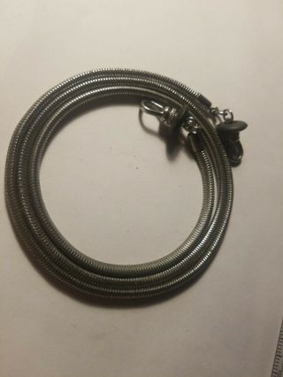 36 " Vintage Metal Serpentine (snake) Camera Strap/chain