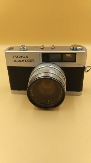 Vintage Fujica Compact Deluxe 35 Camera Citizen 35 Mm Occupied Japan Photography