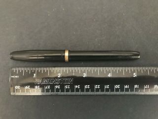 Vintage Tower Fountain Pen W/ Holt Medium Gold Nib,  Made In U.  S.  A - One Owner