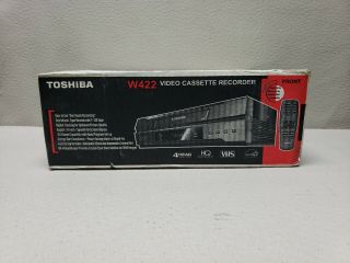 Vintage Toshiba W422 4 - Head Video Cassette Player And Recorder - 2988
