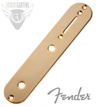 Fender Vintage Tele Telecaster Control Plate - Gold 099 - 2058 - 200