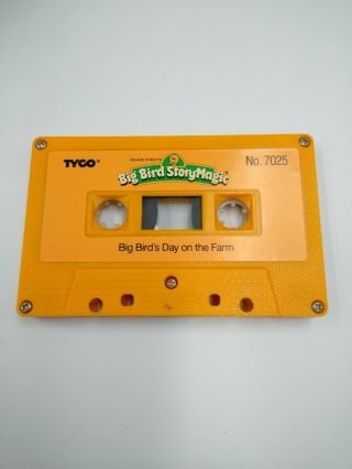 Sesame Street Big Bird Story Magic Toy Cassette Tape Reader Vintage 1990 Tyco 5
