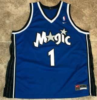 Vintage 90s Nike 2xl Swingman Tracy Mcgrady Orlando Magic Nba Basketball Jersey