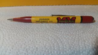 Vintage " Minneapolis Moline,  Johnson Implement Co. ,  Unionville,  Missr " Mech Pencil