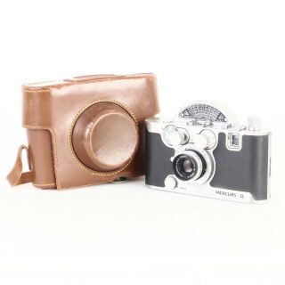 :universal Co.  Mercury Ii Cx Half Frame 35mm Film Camera W/ Case