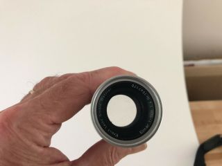 Leica Elmar 90mm f4 MF bayonet mount lens chipped vulcanite 3
