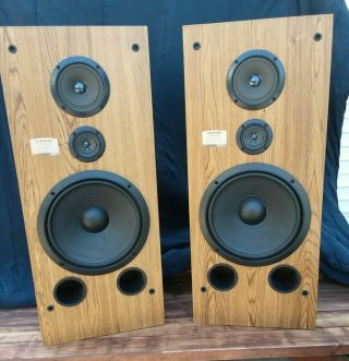 Vintage Pioneer Cs - R580 Speakers Good Condition; Rare Trim