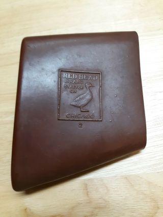 Vintage Red Head Brand 2 Stretch On Recoil Pad