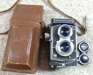 Vintage Ricohflex - MXV Camera with leather case (FC1 - 5) 5