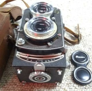 Vintage Ricohflex - MXV Camera with leather case (FC1 - 5) 6