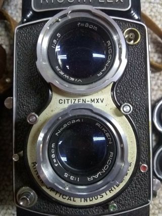 Vintage Ricohflex - MXV Camera with leather case (FC1 - 5) 7