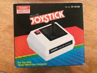 Tandy Deluxe Joystick Controller Trs - 80 Radio Shack 26 - 3012b