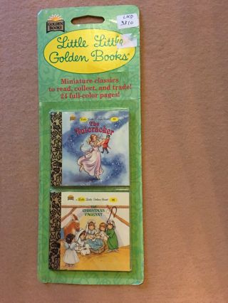 Nip Little Little Golden Books 45 & 46 The Nutcracker/ Christmas Pageant