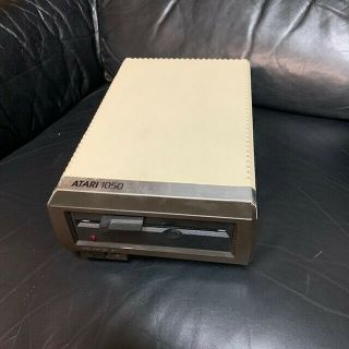Vintage Atari 1050 Disk Drive with Disks 8 Bit Computer 400 800 3