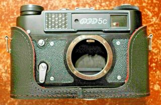 Fed 5c Black M39 Russian Camera Body - Parts Only