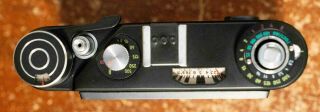 FED 5C BLACK M39 RUSSIAN CAMERA BODY - PARTS ONLY 7