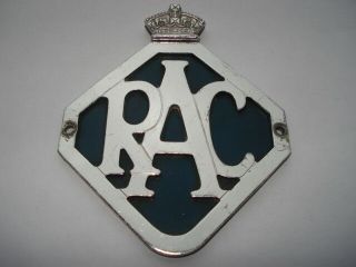 C1940s Vintage R.  A.  C.  South African Car Radiator Fitting Car Badge