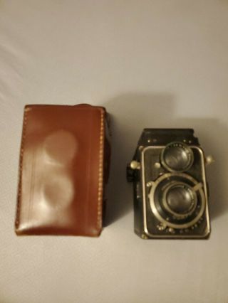 Eho Compur German Prewar Tlr Camera Rodenstock Trinar F= 7.  5cm 1:2.  9 W/case