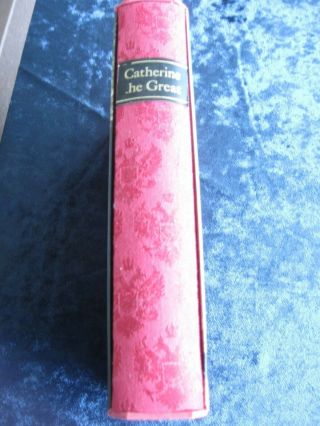 Folio Book Society " Catherine The Great " By John T Alexander In Slip Case