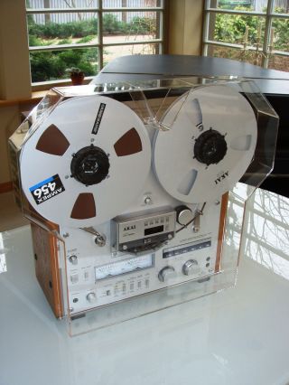 Dust Cover With Reel Extensions Akai Gx Series Recorders
