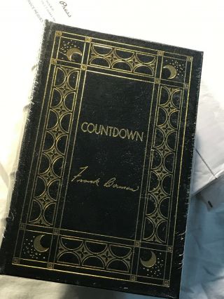 Factory Countdown By Frank Borman Signed Easton Leather
