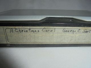 Vintage Beta Home Tape A Christmas Carol As Blank Betamax