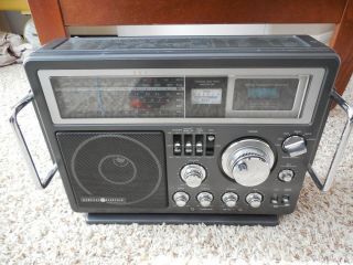 Vintage Ge General Electric World Monitor Am,  Fm,  Shortwave Radio - Model 7 - 2990a