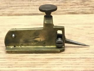 VERY SMALL VINTAGE WATCHMAKERS HEIGHT GAUGE I THINK.  I HAVE NO IDEA WHAT IT IS. 5