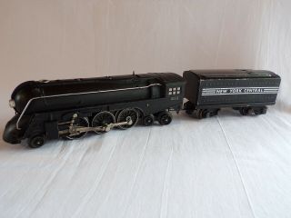 Vintage Lionel 221 2 - 6 - 4 Locomotive Train Engine Nyc Tender