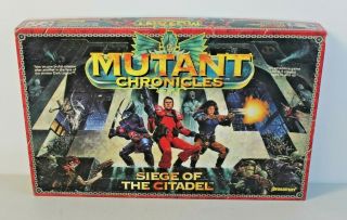 Vintage 90s Fantasy Board Game Mutant Chronicles: Siege Of The Citadel 1993