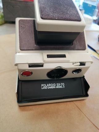 Vintage Great Polaroid SX - 70 Land Camera with Case / Look 4