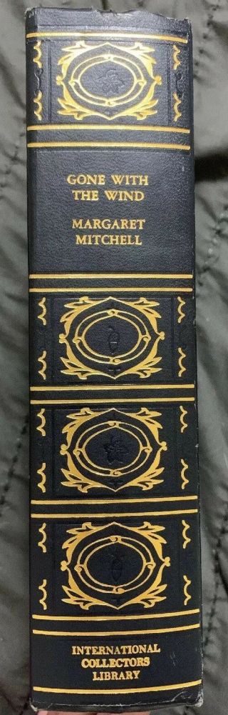 Gone With The Wind Vintage Book By Margaret Mitchell Green W Gold Accents 1964