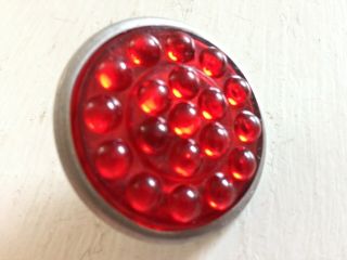 Vintage Raspberry Gulco Bright Star Ind.  Inc Usa Bicycle Reflector Collector