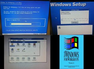 Microsoft Windows 3.  11 For Workgroups On 8x Floppy Disks (1.  44 Mb)