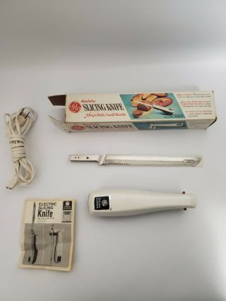 Vintage Ge General Electric Custom Slicing Knife (model No:ek - 9)