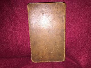 ANTIQUE 1810 The Poetical of JOHN MILTON Paradise Lost & more.  HB Leather 3