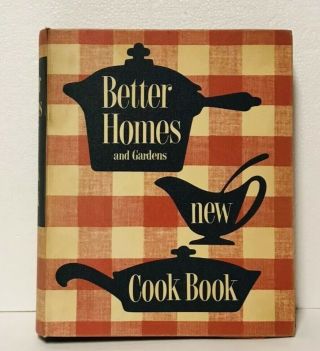 Vintage Better Homes & Gardens Cookbook 1950s Hardcover Book Cooking Baking 3