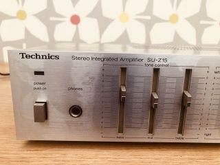 Quality Vintage Technics SU - Z15 Integrated Amplifier.  Vinyl Phono Input Stage. 2