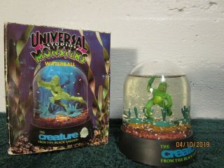 Vintage Creature From The Black Lagoon Universal Studios Monster Waterglobe