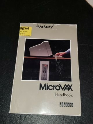 Vintage 1984 Digital Dec Micro Vax Handbook