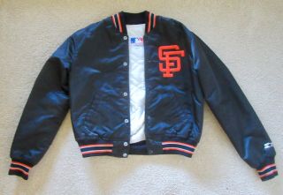 Vintage San Fransisco Giants Starter Jacket - Youth Size L; Women 
