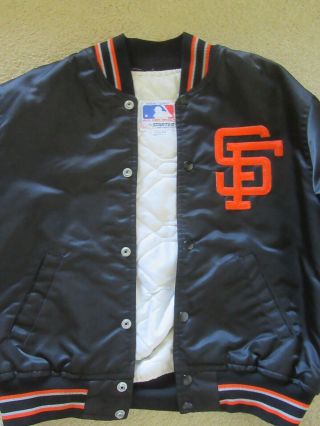 Vintage San Fransisco Giants Starter Jacket - Youth Size L; Women ' s Equivalent S 2