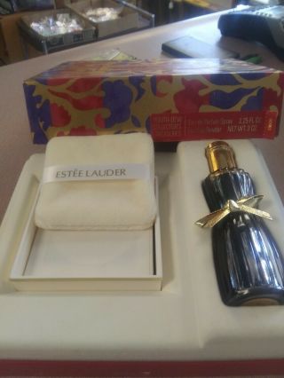 Vtg Estee Lauder Youth Dew Parfum Spray 2.  25 Oz 90 Powder 3 Oz Gift Set