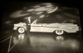 16mm Tv Commercial: 1958 Dodge Convertible Vintage Network Kine Live Promotional