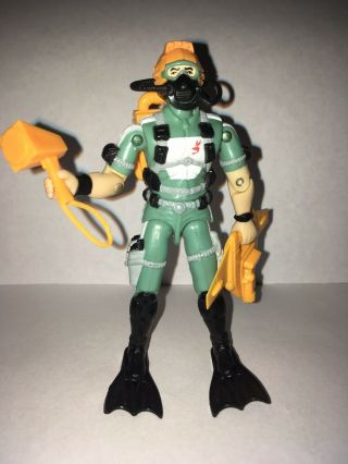 G.  I Joe Cobra Wet Suit Diver Hasbro Vintage 1986 Complete Loose Action Figure